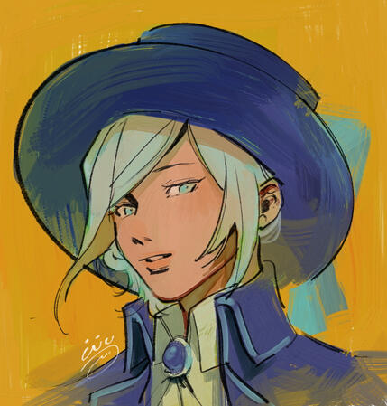 Colored Sketch Headshot (Single) $30+