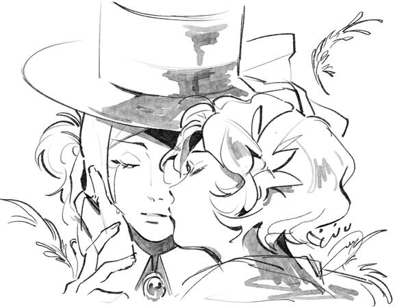 Sketch Headshot (Couple) $25+